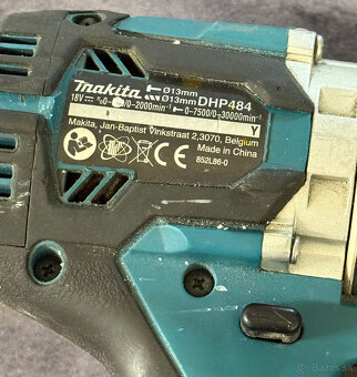 Akumulátorová príklepová vŕtačka Makita DHP484 a batéria 3Ah - 4