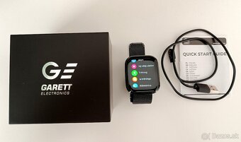 Inteligentne hodinky Garett cierna ocel - 4