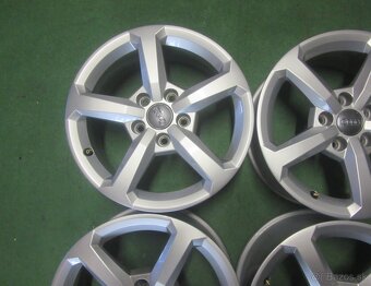 R16 hlinikové disky AUDI Q2 rozteč 5x112 ET43 top stav - 4