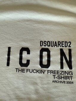 DSQUARED 2 , originál tričká , veľkosť L - 4