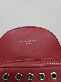 🎒 Mini batoh David Jones Paris – červený - 4