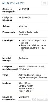 MOCHE EROTICKÁ KERAMIKA - PERU - 4