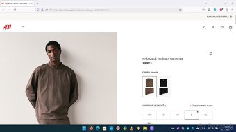Pyžamo (Tričko + Nohavice) HM, Mikina s Bočnými prúžkami HM - 4