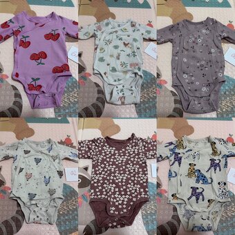 Lindex balik 62-68 body, pyzamka cca 45ks - 4