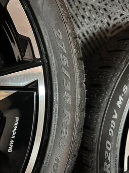 Alu BMW 5 G60 G61 M-packet R20-zimné nové runflat - 4