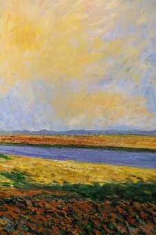 Netherlands / Holandsko – veľký olej na plátne, 118 × 88 cm - 4