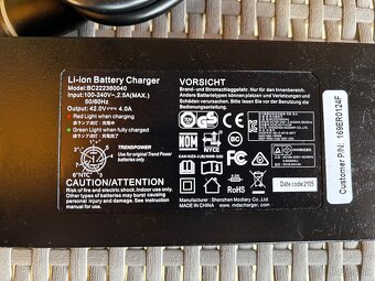 YAMAHA nabíjačka 630WH/720WH 4A SIMPLO INTUBE BATTERY - 4