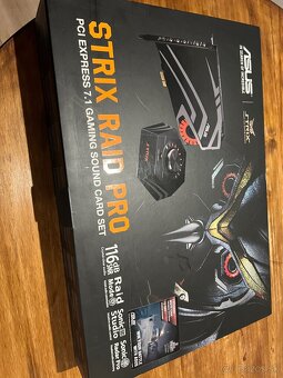 ASUS xonar STRIX RAID PRO - hi-fi zvukova karta - KOMPLET - 4