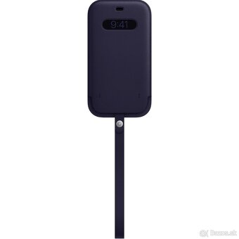 Apple Leather Sleeve kryt MagSafe pre iPhone 12 Pro Max - 4