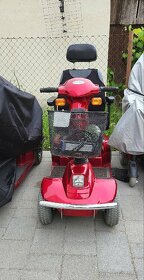 Elektrický invalidný vozík skúter moped pre seniorov - 4