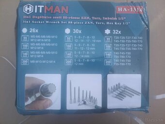 nástrčne hlavíce TORX - 4