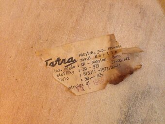 Retro drevená stolička TATRA - 4