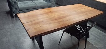 Jedálenský/ kancelársky stôl  - masív - 4