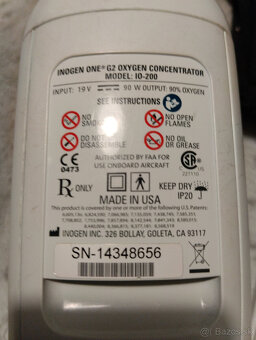 Prenosný kyslíkový prístroj INOGEN ON G2 - 4