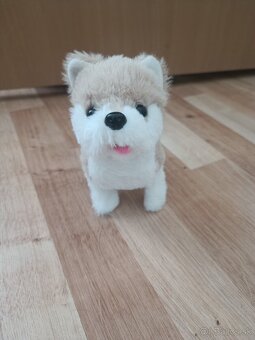 Plyšový psík na batérie - 4