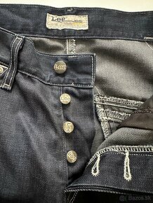 Nové dámske,štýlové džínsy LEE - veľkosť 34/32 - 4