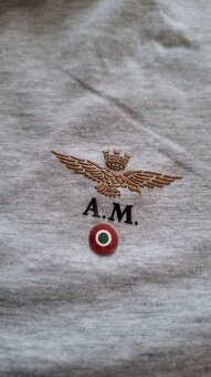 Aeronautica Militare tričko sivé - 4