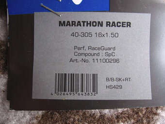 Plaste 16" Schwalbe marathon racer 40-305 (16x1.50) - 4
