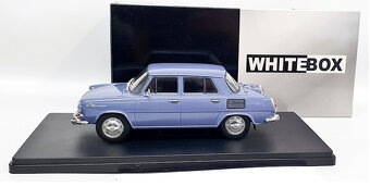 ŠKODA 1000 MB v mierke 1:24 ------------ KOVOVÝ, NOVÝ - 4