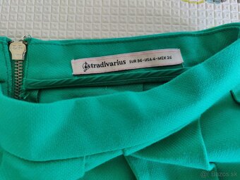 Zelená sukňa Stradivarius - 4