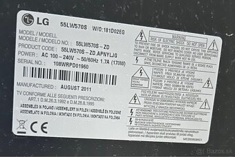 Televízor LG 55” (140cm) - výborný stav - 4