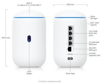 UniFi Dream Router 7 NOVINKA NOVÝ nerozbalený 24 mes. záruka - 4