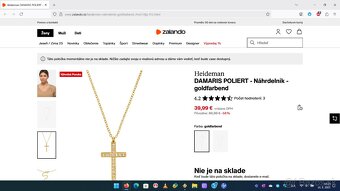 Náhrdelník s krížikom, Náramok s krížikom/bez krížika - 4