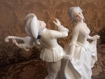 Porcelánový pár Karl Ens, Volkstedt - 4