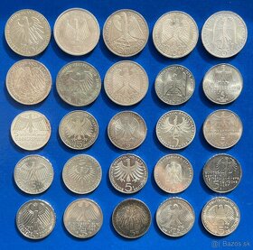 Strieborné mince Nemecko a svet BK aj Proof - 4
