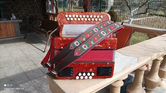 Harmonika-Heligonka.Ligna,Trojhlas ,C-F. - 4