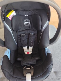Vajíčko Cybex Aton5+Isofix základňa+zmenšovaciu vložka - 4