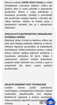 Novy motocykel super Soco -super CENA - 4