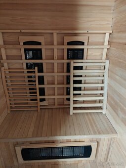 Dvojmiestna infrasauna sirka 120cm - 4