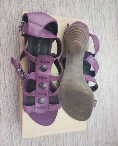 Kožené sandále letné dámske - 4