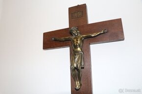 Krucifix Kříž Jezus Kristus INRI (824P) - 4