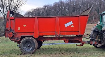 Rozmetadlo hnoja, rur, 10,5t nosnost, cca 12m3 - 4