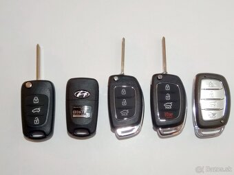 Hyundai autokluč obal kluča spínače - 4