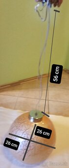 Predám krásny sklený luster - 4