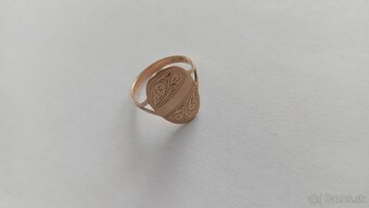 Zlatý prsteň 14kt (585) – 2,46g - 4