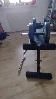 Predám ez tyč, činky, lavička , posilňovanie - 4