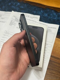 iPhone 15 Pro 128gb Black Záruka iStores - 4