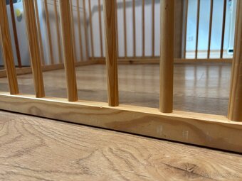 Detská drevená ohrádka 120x120cm, používaná - 4