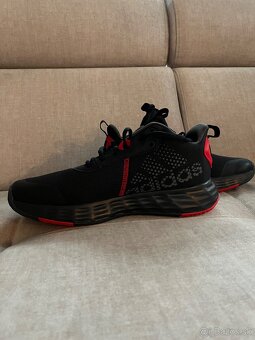 Pánske tenisky Adidas Ownthegame 2.0, čierne, veľkosť 45 - 4