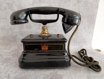 Velmi starý dánský telefon Jydsk z pošty z Kodaně. - 4