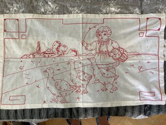 Redwork - výšivka - 4