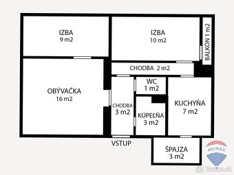 na predaj 3 - izbový byt 57m2 Trenčianska Teplá - 4