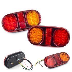 Led zadne svetlá privesny vozik traktor - 4