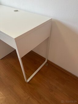 Ikea Micke stol biely - 4