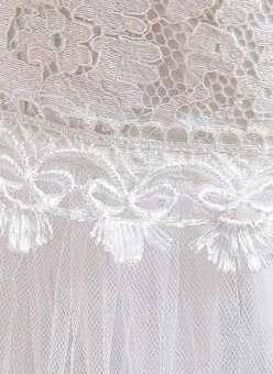 Šaty prijímanie svadba družička nové biele aj iné - 4