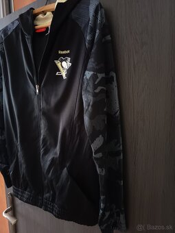 Pittsburgh Penguins NHLReebok Red FullZip Microfleece Hoodie - 4